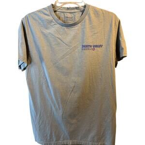 Artist Union Clothing CO Men’s M Gray Death Valley Graphic Print Cotton Shirt